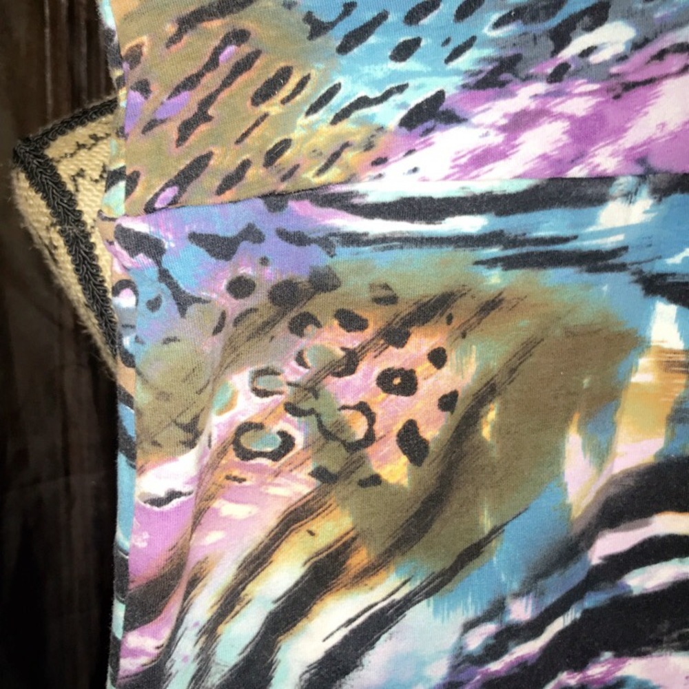 Multi Color Mini Skirt - Picture 4 of 4